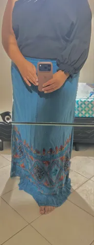 Saia artesanal bordada