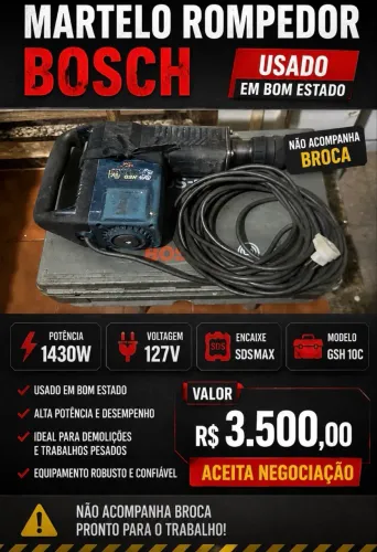Martelo ROMPEDOR BOSCH