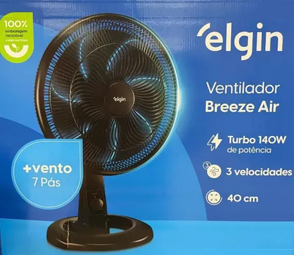 Ventilador Elgin na caixa. FAÇO ENTREGA