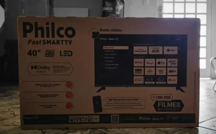 Smart TV Philco 40' Full HD Roku TV