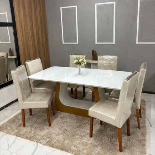 Conjunto Mesa e 6 Cadeiras P.R.O.M.O.Ç.Ã.O