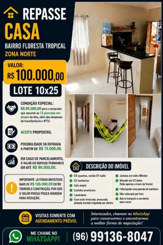 Repasse Casa - Floresta Tropical 