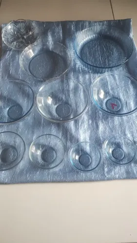 Louças pirex e pratos