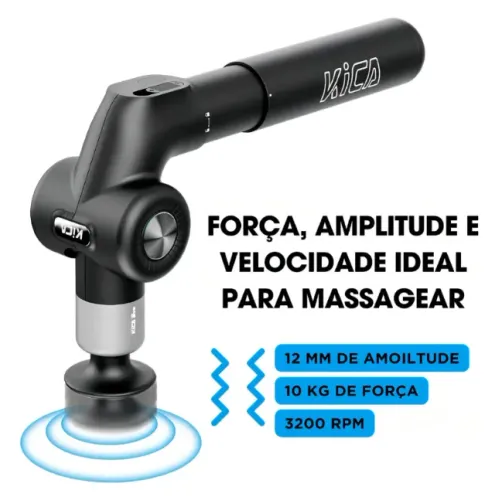 Massageador Portátil Kica Evo Pistola Massageadora Profissional