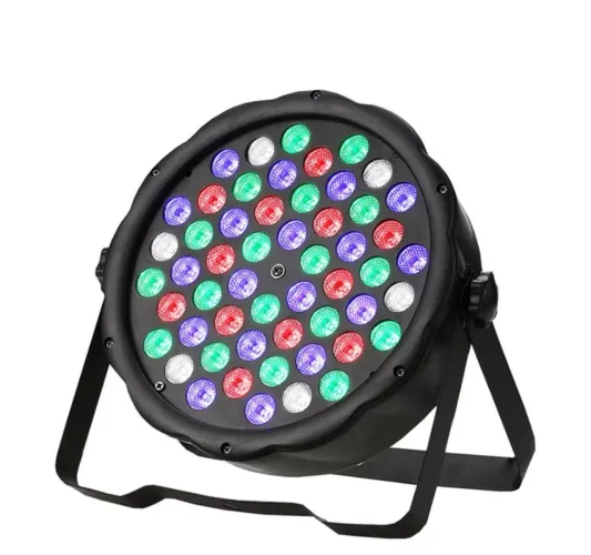 Canhão De Luz 36 Leds Rgb Colorido Festas Eventos 110v/220v Com Controle Remoto