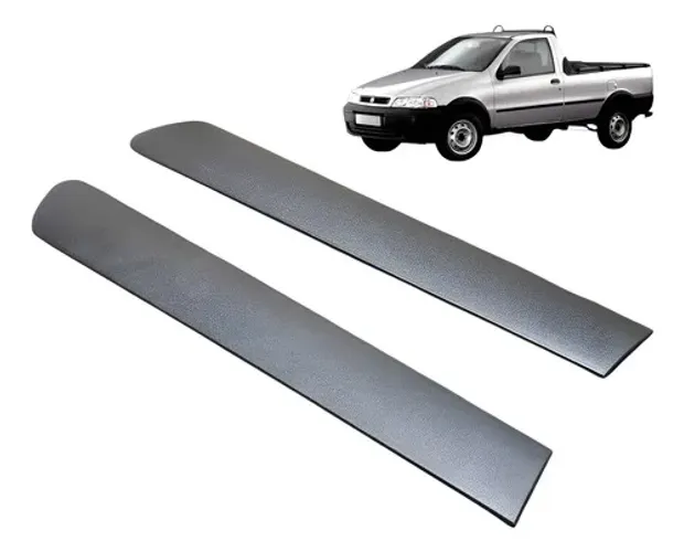 Par Friso Lateral Traseiro Fiat Strada 2003 A 2013 Original