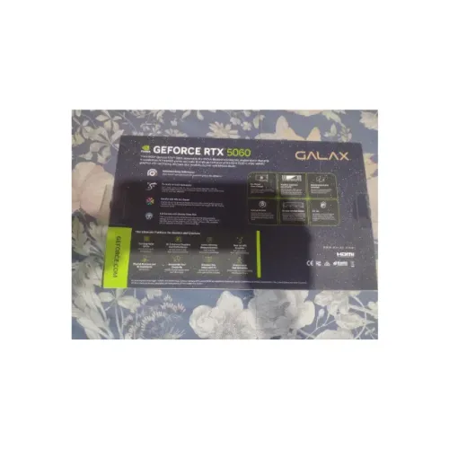 Placa de Vídeo Galax GeForce RTX 5060 1-Click OC 8GB GDDR7 - Nova na Caixa!