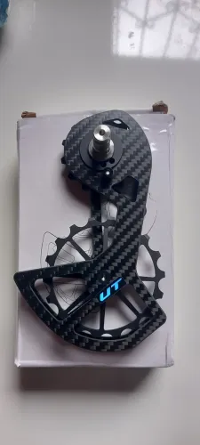 Cage de carbono UT para câmbio shimano ultegra, com roldanas de rolamentos em cerâmicas