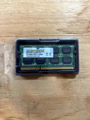 MEMÓRIA RAM PARA NOTEBOOK - MARKVISION - 4GB DDR3 1333MHz - PC3-10600S - CL9