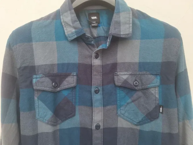 Camisa flanela xadrez vans