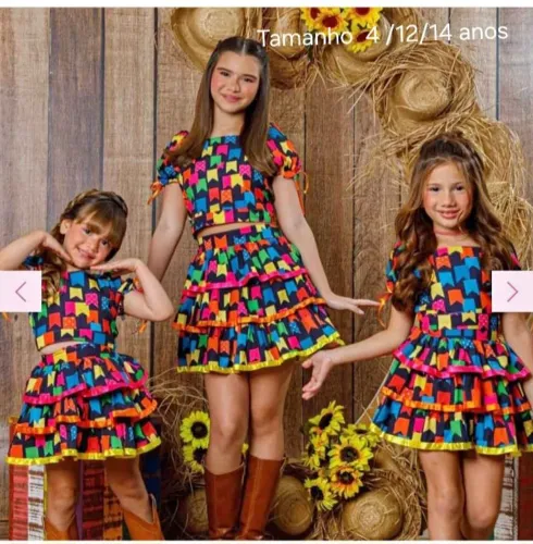 Look junino infantil