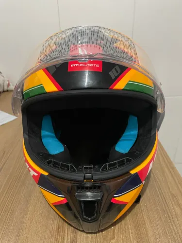 Capacete MT Edição Ayrton Senna (piloto Diogo).