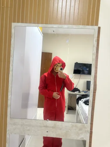 Fantasia La Casa de Papel (Macacão + Máscara) completa