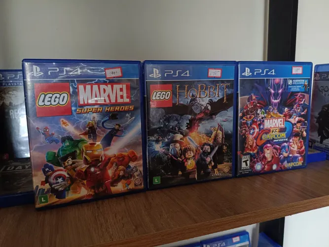 Jogo para ps4 kit com 3 jogos