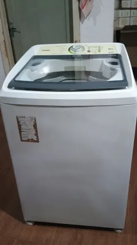 Máquina de Lavar Roupas Consul Cesto de Inox 12-Kg ?