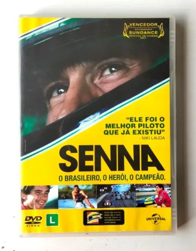 Dvd Filme Senna - O Brasileiro, O Herói, O Campeão - 2014 - Usado