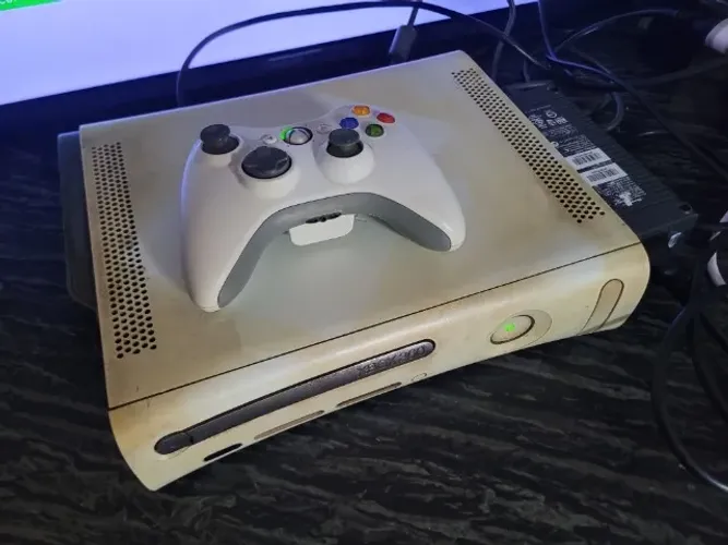 Xbox 360 Fat 60GB - Funcionando + Controle Original - Desbloqueado