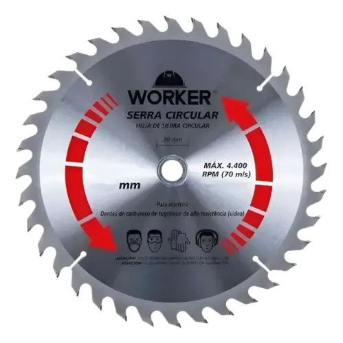 Disco Serra Circular Multimaterial 7.14 Polegadas Worker