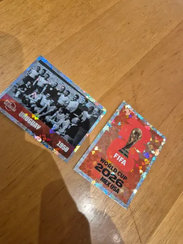 Stickers especiais FWC uruguai e fifa 2026