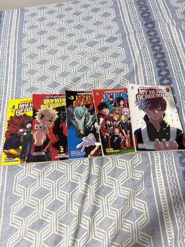 Kit de manga de My Hero Academia vol 1 ao 5