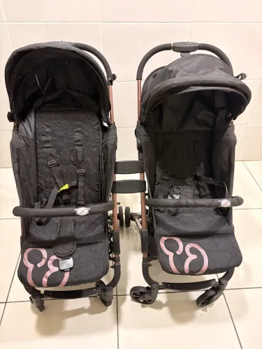 Carrinho para gêmeos galzerano