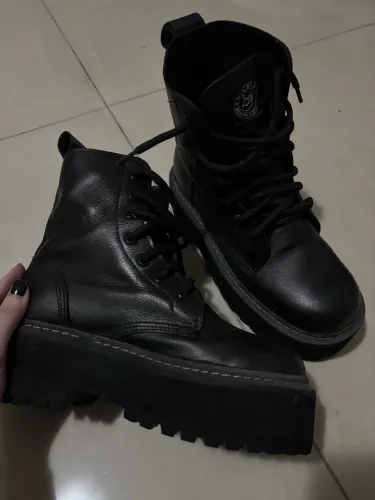Coturno Vilela Boots preto - Ref. 260A - Praticamente novo!