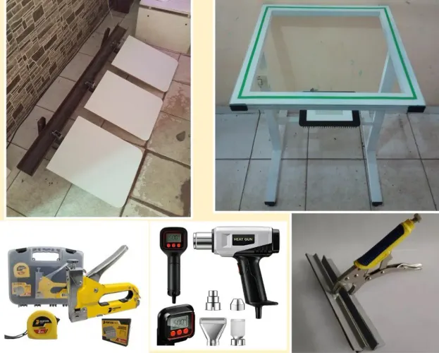 SERIGRAFIA MINI EQUIPAMENTOS PARA IMPRESSÃO DE CAMISETAS COMPLETO ACEITAMOS CARTÃO