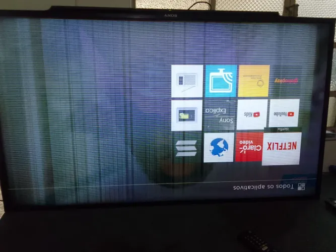 Tv sony 48kdl 655d display ruim restante ok para usar placas ver fotos