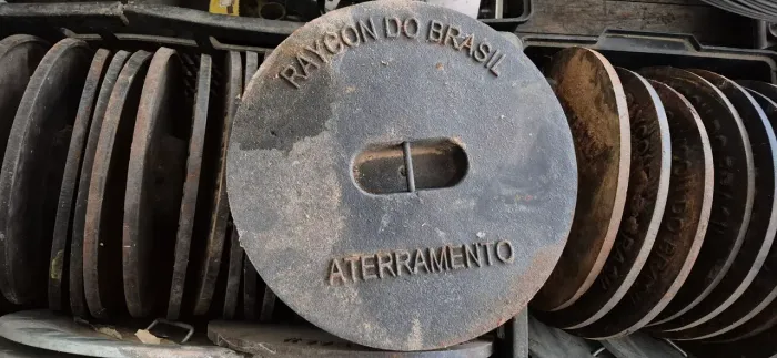 Tampa de ferro aterramento SPDA