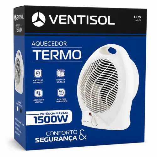 ? Aquecedor Ventisol A1-01 1500W 127V Quente/Frio