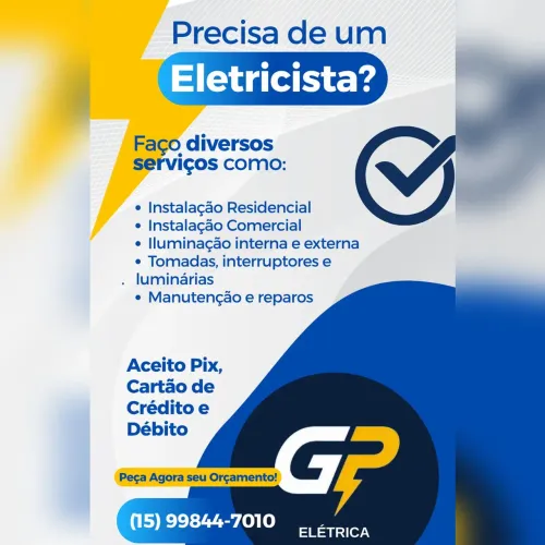 Eletricista - Residencial e Comercial.