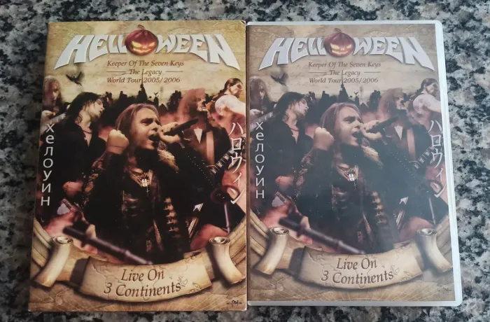 DVD Helloween - Live On 3 Continents