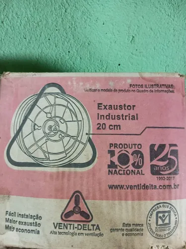 Exaustor industrial 20cm