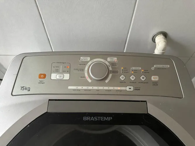 Máquina de Lavar Brastemp 15kg - Funcionando Perfeitamente!