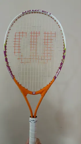 Raquete de Tênis Wilson Titanium Power + Capa Original | Grip Novo