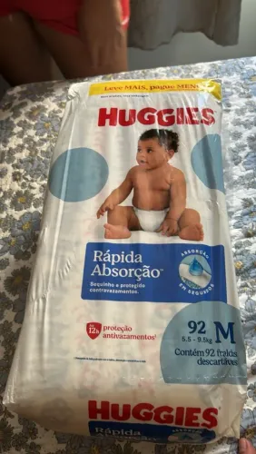 Huggies rápida absorção M