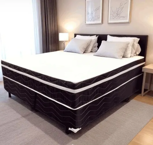 Cama Box Queen Size Prime Pocket - Soft Pluma 