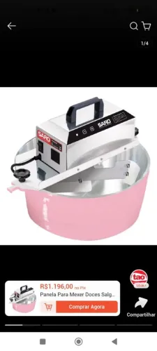 Panela para mexer doces 