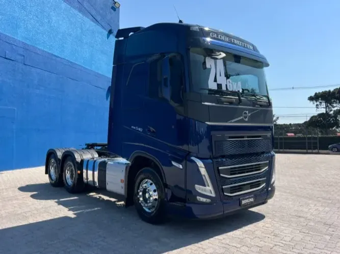 Caminhão Volvo Fh 540 14 Marchas azul 6x4 ano 2024 Fh540 Pac Ec
