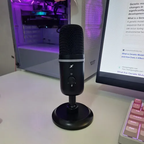 Microfone SuperFrame Voice + suporte articulado