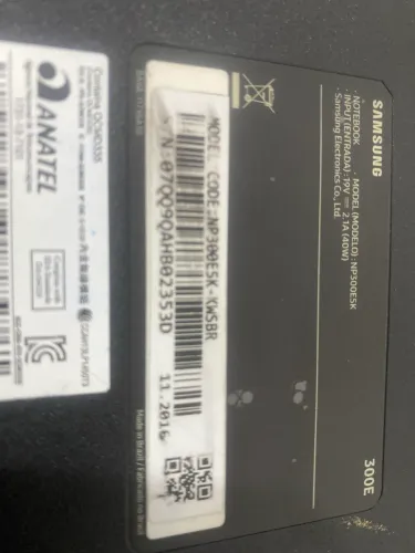 Notebook Samsung NP300EK