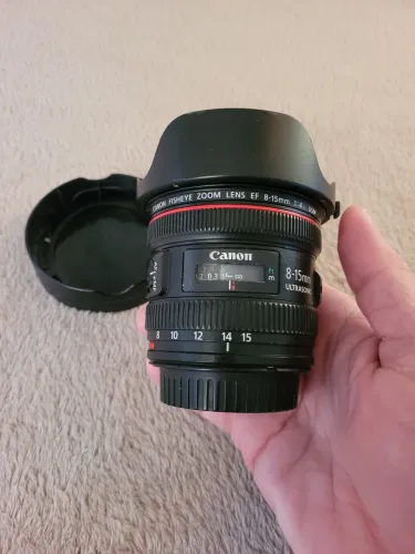 Lente Canon 8-15mm F4