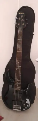 Baixo Tagima 5 cordas ativo e passivo de luthier,