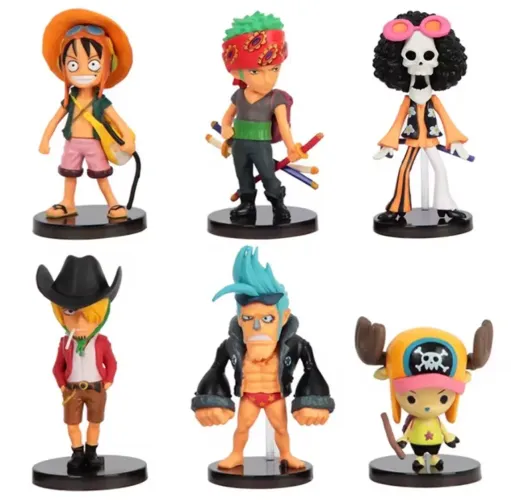 Kit 6 miniaturas One Piece