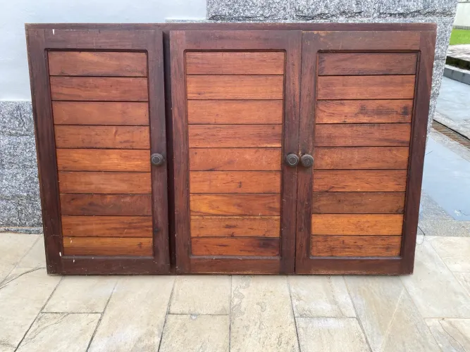 Porta de armário de cozinha madeira