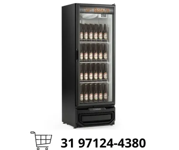 Cervejeira Porta de Vidro 410L Gelopar