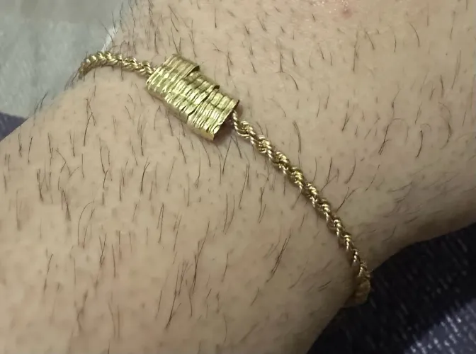 Pulseira de ouro 18k