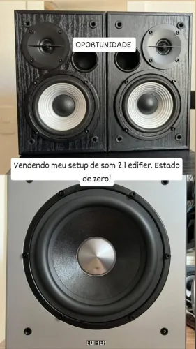 Sistema de som Edifier 2.1 (SUB T5 + R980T)