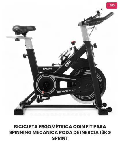 Bicicleta Ergométrica para Spinning
