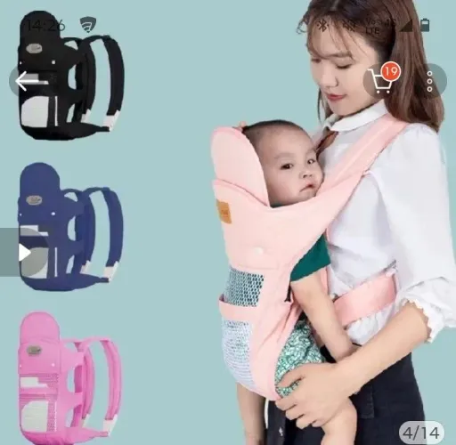 Canguru carregador de bebê ergonômico 20kg